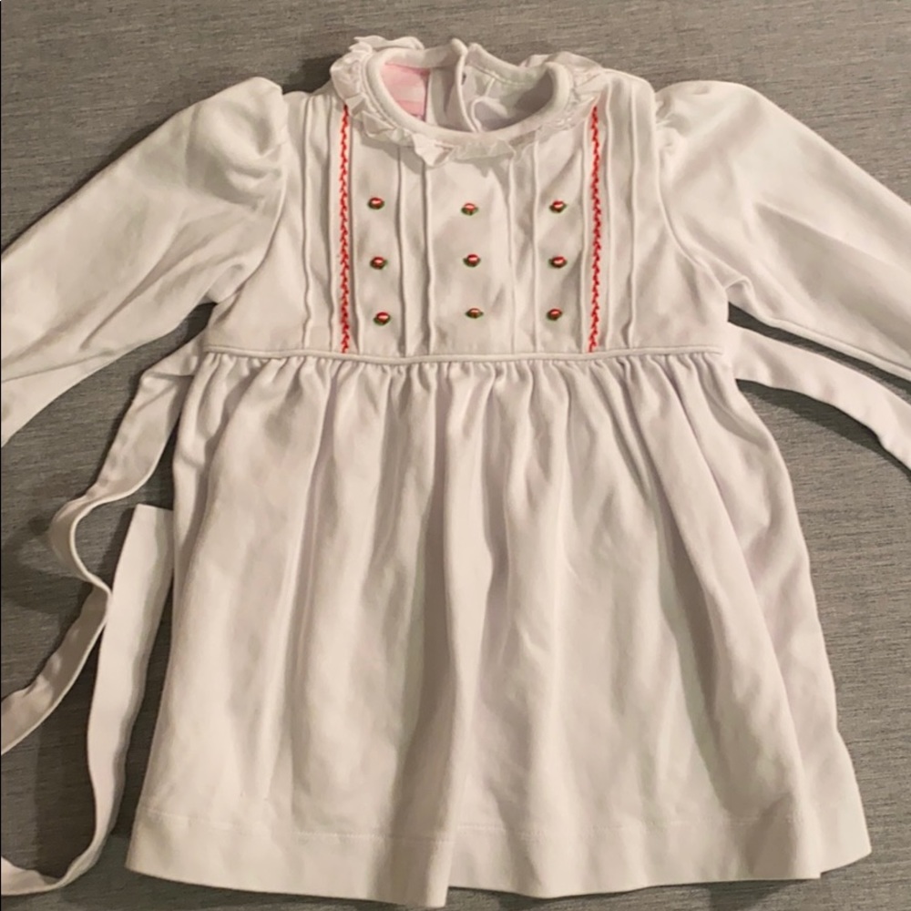 EUC Petit Bebe Christmas Valentines Dress 9M
